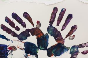 Divan - handprints